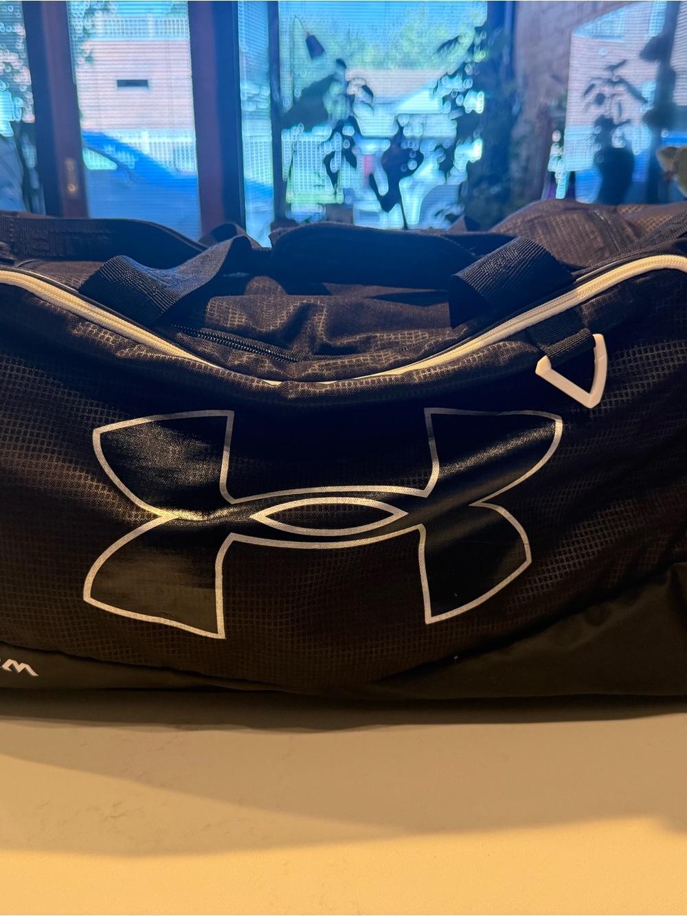 Under Armour Black Men's Duffel Bag with White Logo